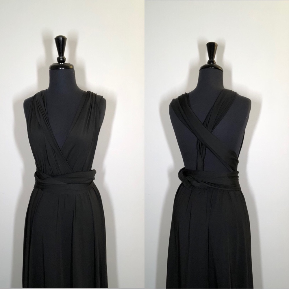 Black infinity dress